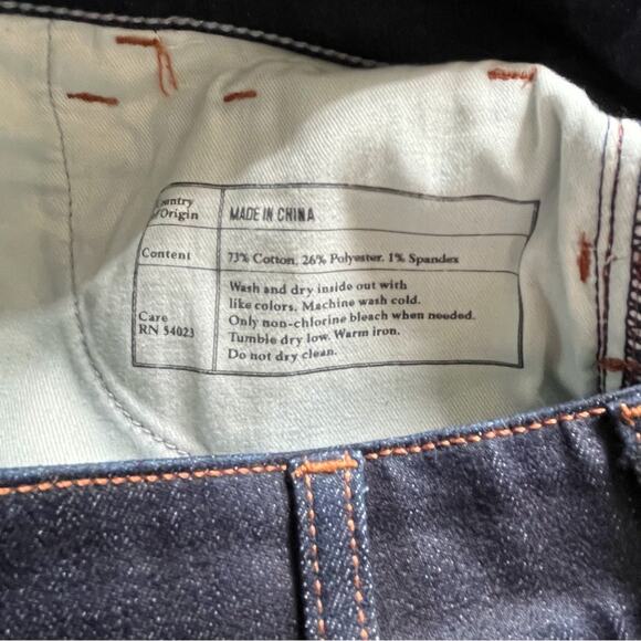 Banana Republic Curvy Boot Cut Dark Wash Jeans 25 EUC - Picture 7 of 8